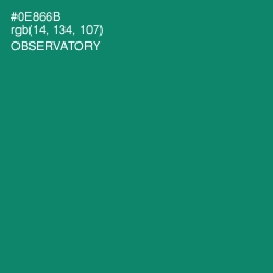 #0E866B - Observatory Color Image