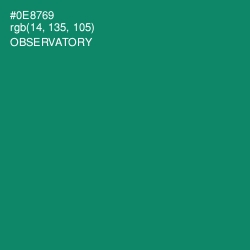 #0E8769 - Observatory Color Image