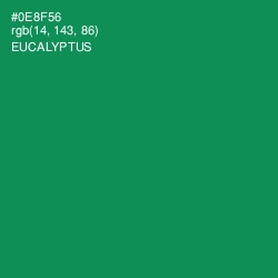 #0E8F56 - Eucalyptus Color Image