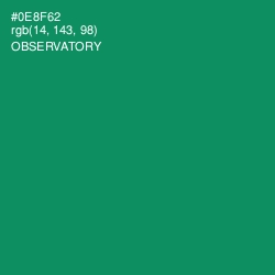 #0E8F62 - Observatory Color Image