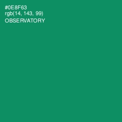 #0E8F63 - Observatory Color Image