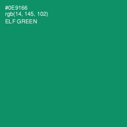 #0E9166 - Elf Green Color Image