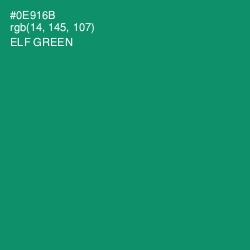 #0E916B - Elf Green Color Image