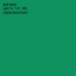 #0E9360 - Observatory Color Image