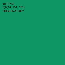 #0E9765 - Observatory Color Image