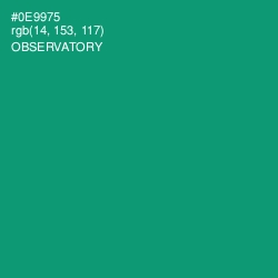 #0E9975 - Observatory Color Image