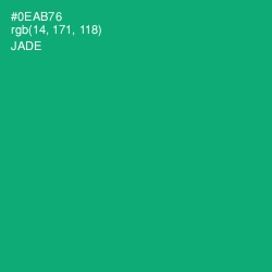 #0EAB76 - Jade Color Image