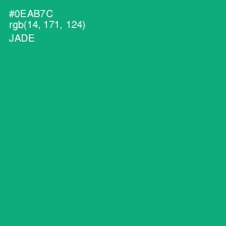 #0EAB7C - Jade Color Image