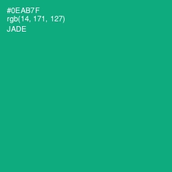 #0EAB7F - Jade Color Image