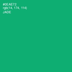 #0EAE72 - Jade Color Image
