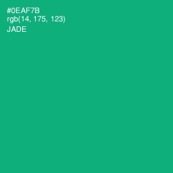 #0EAF7B - Jade Color Image