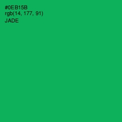 #0EB15B - Jade Color Image