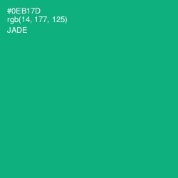 #0EB17D - Jade Color Image