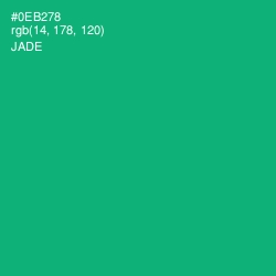 #0EB278 - Jade Color Image