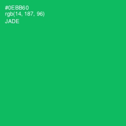#0EBB60 - Jade Color Image