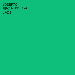 #0EBF7C - Jade Color Image