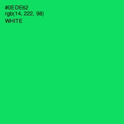 #0EDE62 - Malachite Color Image