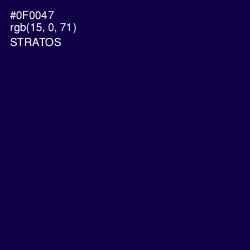 #0F0047 - Stratos Color Image