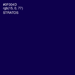 #0F004D - Stratos Color Image