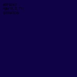 #0F0247 - Stratos Color Image