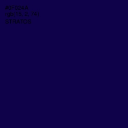 #0F024A - Stratos Color Image