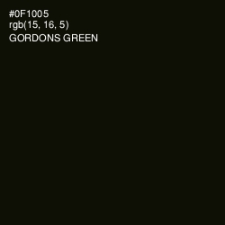 #0F1005 - Gordons Green Color Image