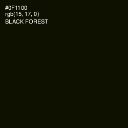 #0F1100 - Black Forest Color Image