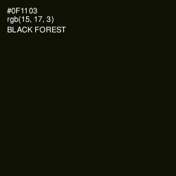 #0F1103 - Black Forest Color Image