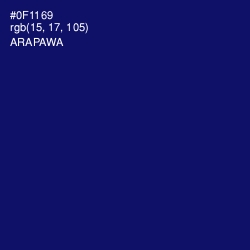 #0F1169 - Arapawa Color Image
