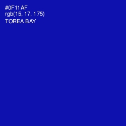 #0F11AF - Torea Bay Color Image