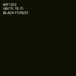 #0F1202 - Black Forest Color Image