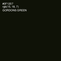 #0F1207 - Gordons Green Color Image