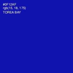 #0F12AF - Torea Bay Color Image