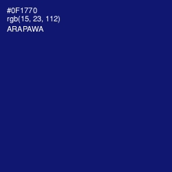 #0F1770 - Arapawa Color Image
