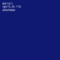 #0F1971 - Arapawa Color Image