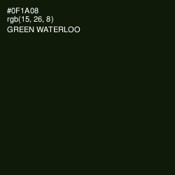 #0F1A08 - Black Forest Color Image