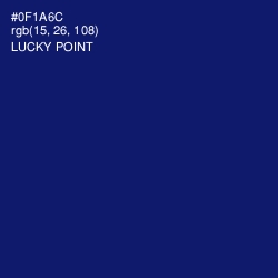 #0F1A6C - Lucky Point Color Image