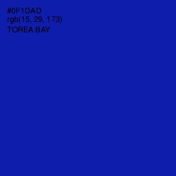 #0F1DAD - Torea Bay Color Image