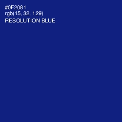 #0F2081 - Resolution Blue Color Image