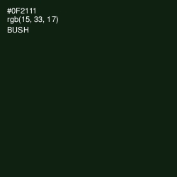 #0F2111 - Bush Color Image