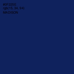 #0F225E - Madison Color Image