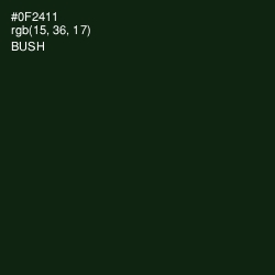 #0F2411 - Bush Color Image