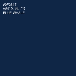 #0F2647 - Blue Whale Color Image