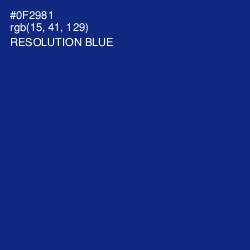 #0F2981 - Resolution Blue Color Image