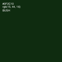 #0F2C10 - Bush Color Image