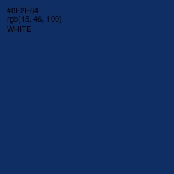 #0F2E64 - Deep Sapphire Color Image