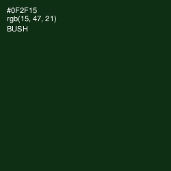 #0F2F15 - Bush Color Image