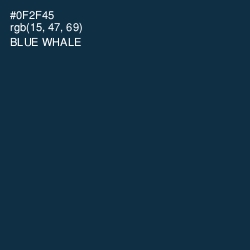 #0F2F45 - Blue Whale Color Image