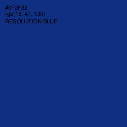 #0F2F82 - Resolution Blue Color Image