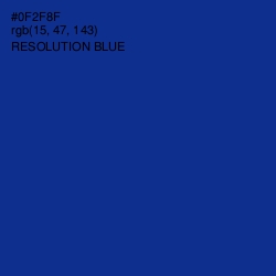 #0F2F8F - Resolution Blue Color Image